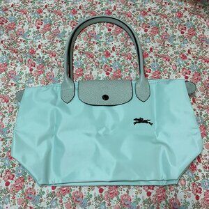 Longchamp Green Casual Folding Shoulder Bag